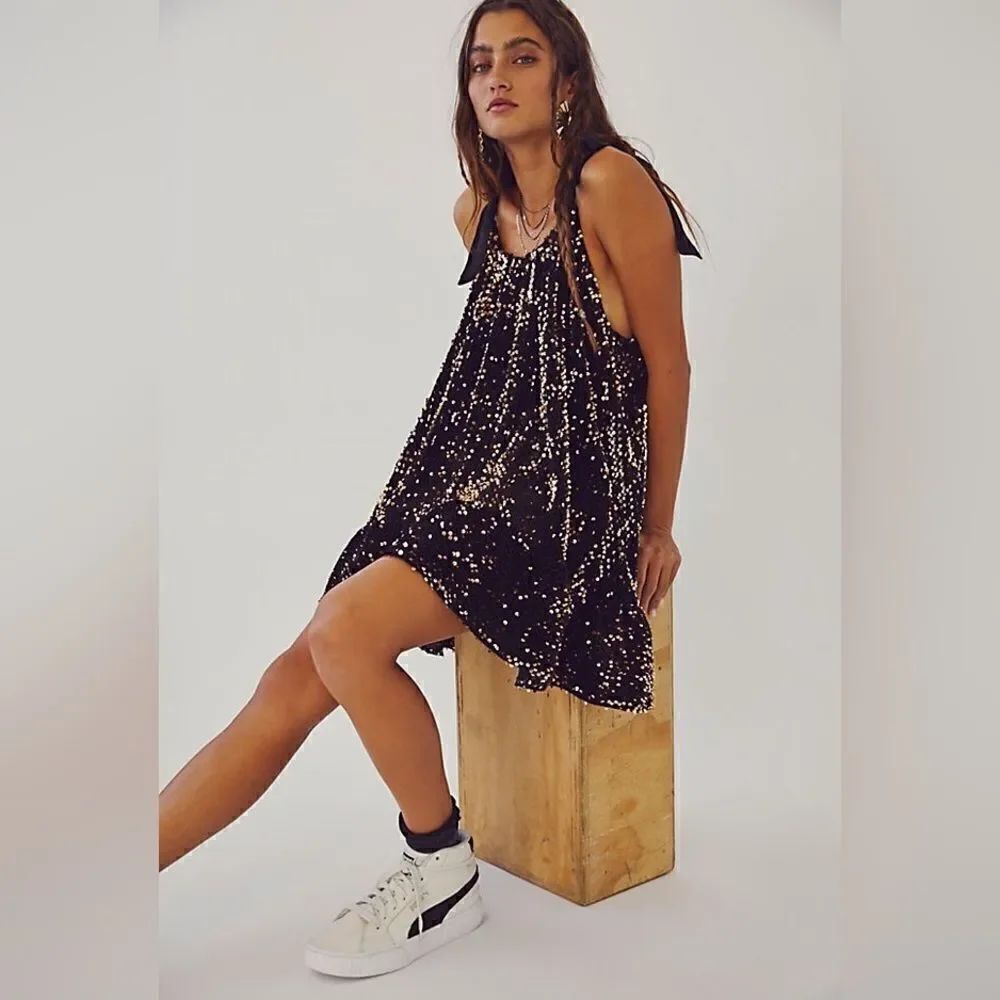 Free People Nova Convertible Sequin Mini